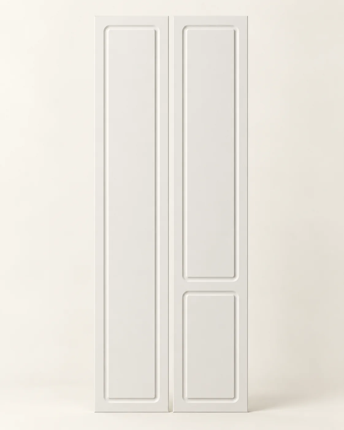 Tall two panel cabinet front