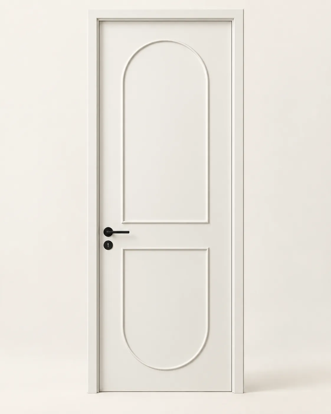 Arched two panel