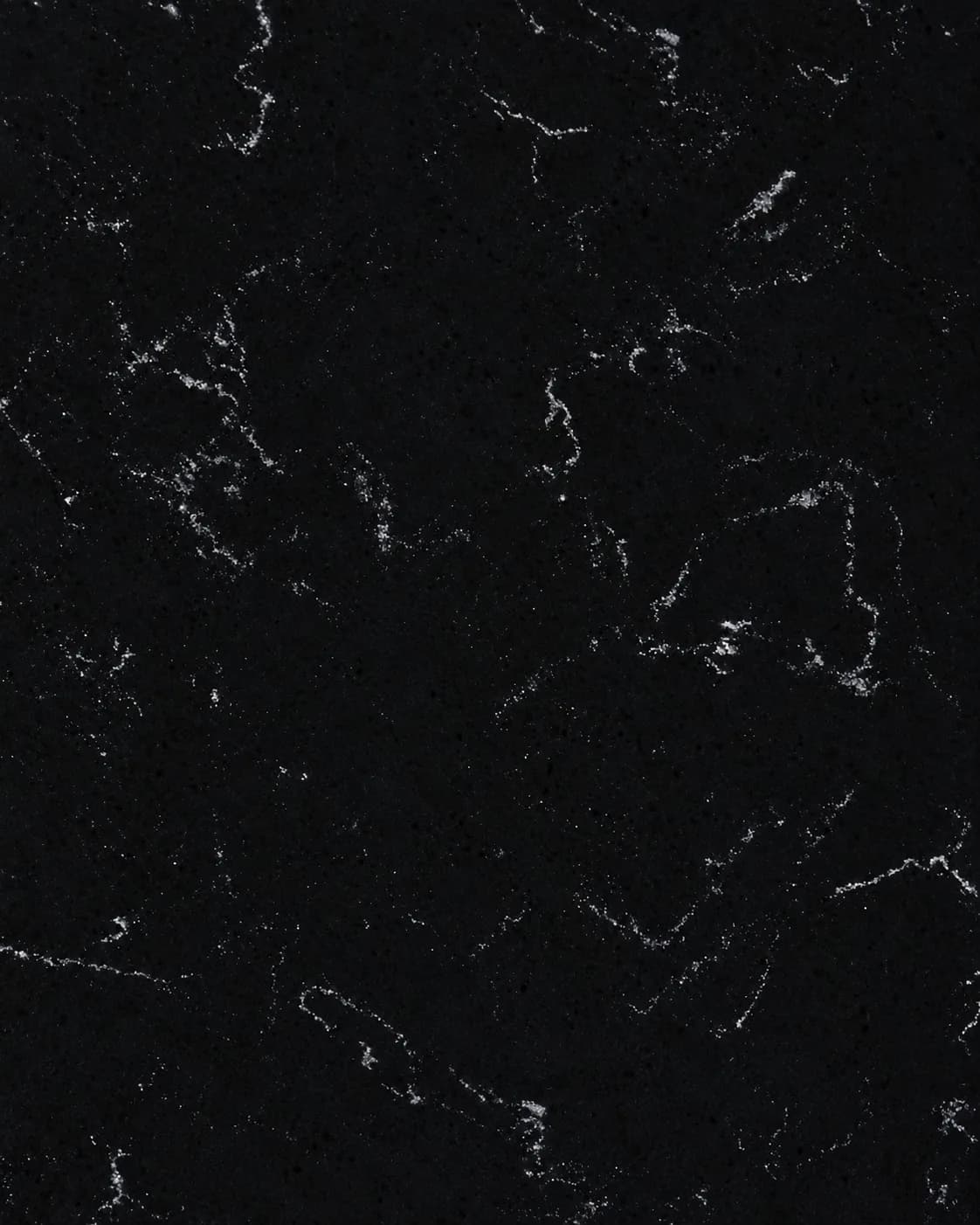 S109 Midnight quartz slab, pattern · up close