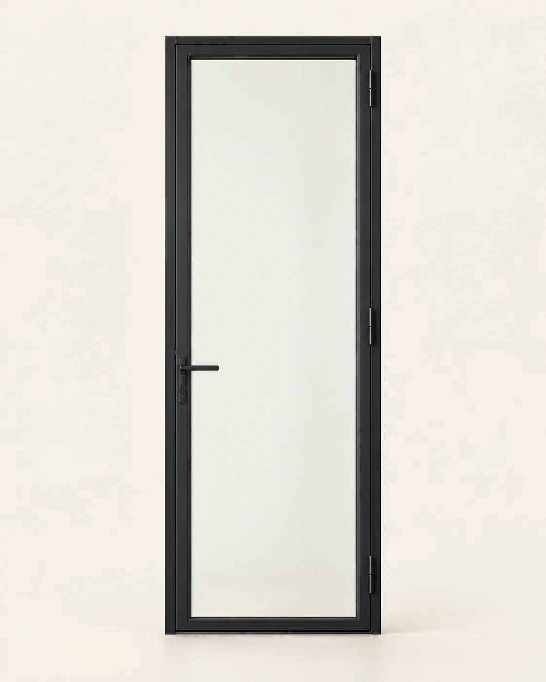 Hinged door · single